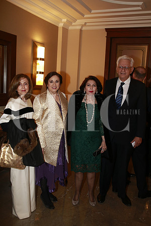 Irma Adame, Lupe Garza de Sada, Gloria Acosta de Ramirez y Enrique Ramirez