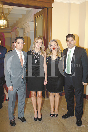 Ricardo Sada, Brenda Urquiza de Sada, Eloía Villarreal de Molina y Eduardo Molina