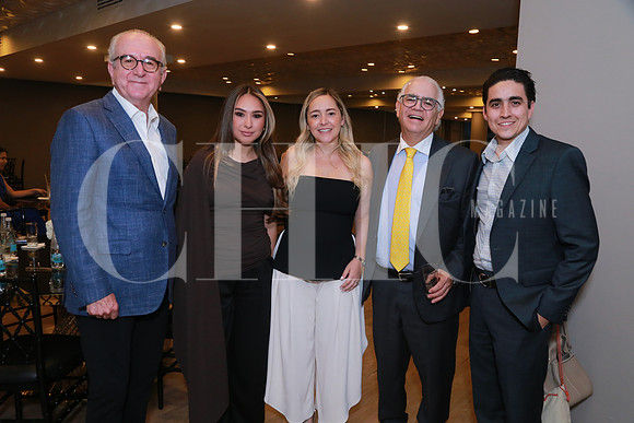 Carlos De La Garza Santos, Nerina Piña, Glafira Mercado, Gerardo Prado y Ramiro Villarreal