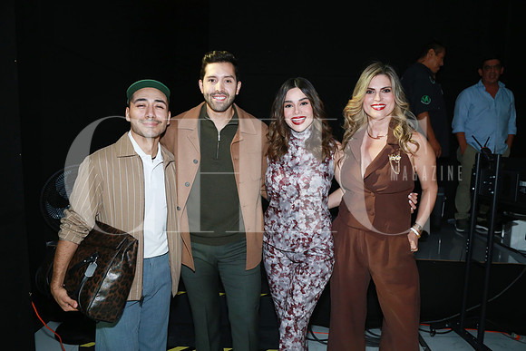 Leo Barti, Luis Elizondo, Pamela Longoria y Lorena Cortinas