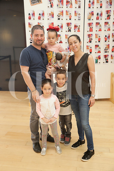 José Antonio Rivero, Camila Rivero, Olivia Rivero, Pepe Rivero y Sara Torres