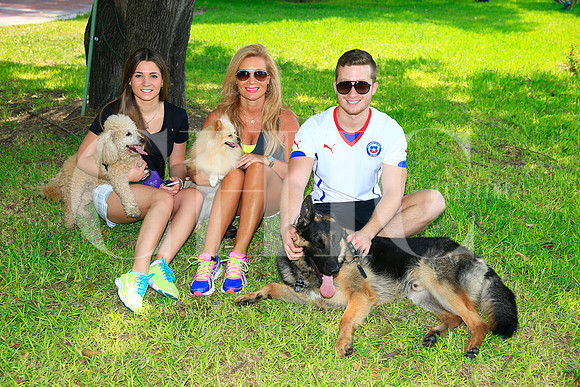 Catalina Poblete, Vero Lepeley y Tomás Poblete