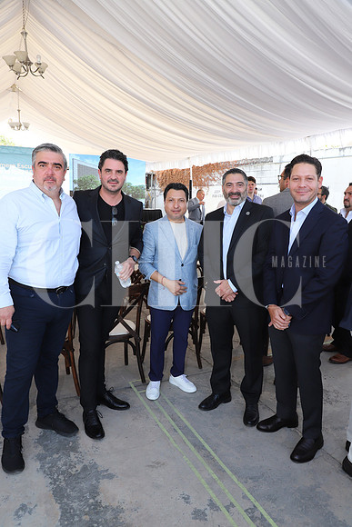 Manuel Cisneros, Pepe Elizalde, Jaziel Ramos, Eduardo Urdiales y Jesús Galeana