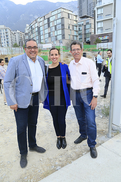 José Luis León, Alejandra Nerio y Roberto Treviño