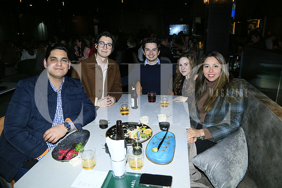 Mauricio Cantú, Jorge de la Garza, Bernardo Villarreal, María Eugenia Pérez y Mariela Villarreal