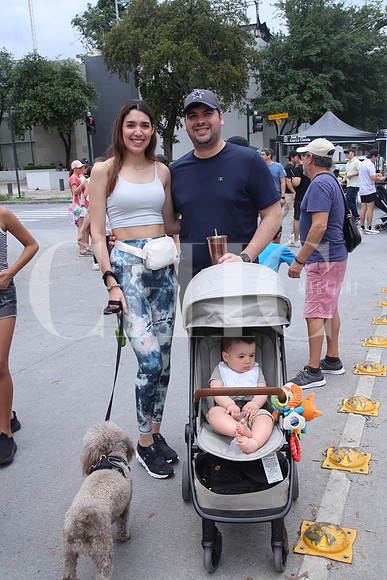 Jesica Treviño, Diego Benitez y Diego Benitez