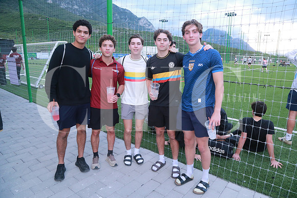 Franco Rosales, Juan Carlos Garza T. , Pablo Canavati, Santiago Ruíz y Gustavo Haiek