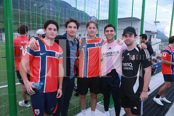 Emiliano Medina, Pedro Elizondo, Héctor Cruz, José Cueva y Cristóbal Treviño