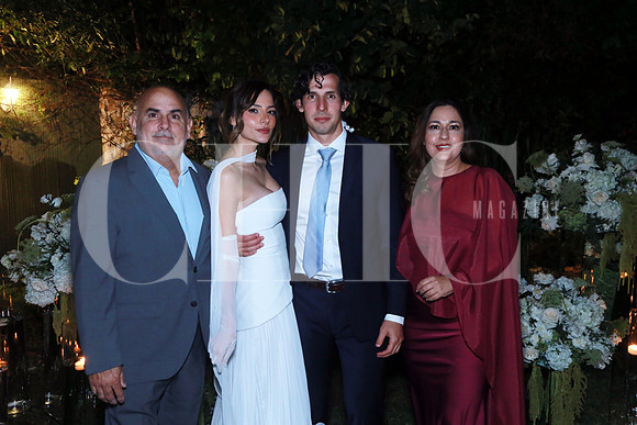 Carlos Jiménez, Vanessa Jiménez, Patricio Carrillo y Elvia Garza de Jiménez