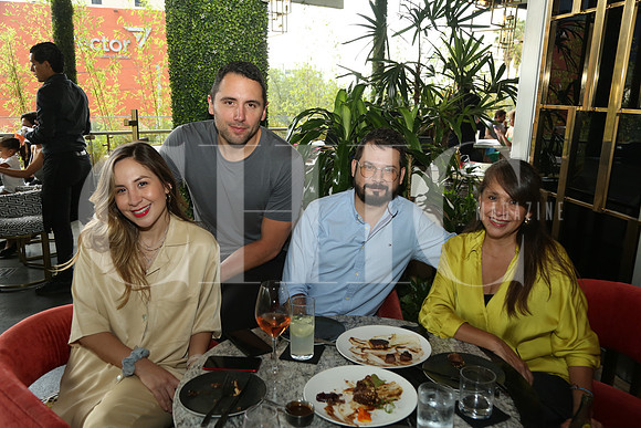 Daniela García, Marcelo Álvarez, Patricio García y Daniela Pineda