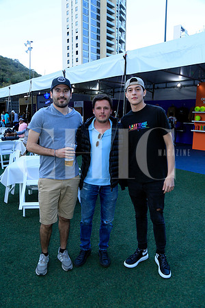 Diego Cortés, Rául Hernández y Eltón Betancourt