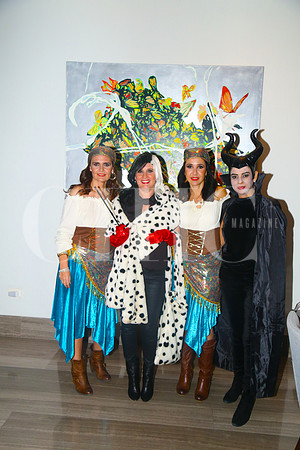 Olga Canales de Zambrano, Maru Ruiz de García, Maru Martínez de Garza Herrera y Emma Hernández de Madero