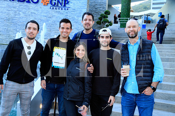 Jaime Morales, Mario Alvarez, Cecilia Martí, Carlos Gómez, Jonathan Sánchez e Isaac Pineda