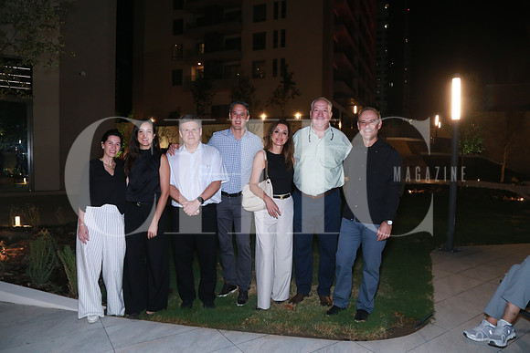 Tere Scott, Mariana Salido, Manuel Murillo, Jorge Farias, Cielo de Silva de Garza, Gabriel Garza y Pedro De los Santos