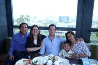 Luis Palomino, Gabriela Palomino, Luis Palomino, Pato Palomino y Amanda Palomino
