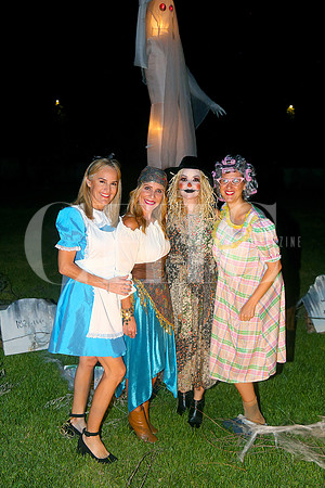 Catalina Martínez de Cano, Dora Pérez de Lozano, Frida Erhard de Zavala y Érika Sada de Padilla