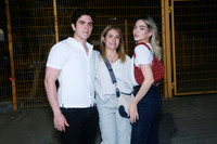 Diego Taméz, Laura González y Jimena Taméz