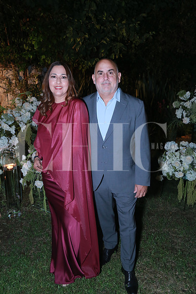 (papás de la novia) Elvia Garza de Jiménez y Carlos Jiménez