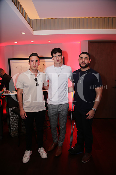 Roberto Elizaldi, Andre Yunele y Gabriel Menchaca