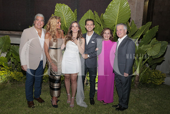 Rodolfo Treviño, Yvonne Hayek, Roby Treviño, Andrés Llovera, Maria Teresa Cantu y Humberto Llovera 2
