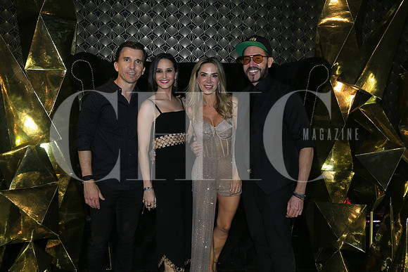 Marcelo de la Garza, Gaby  Beltrán, Marcela Lozano de Arcq y Mauricio Arcq