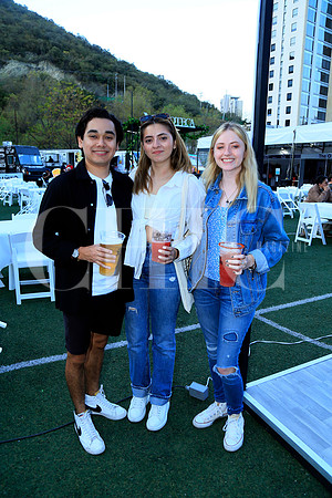Jorge Cortés, Aranza García y Melissa Lozano