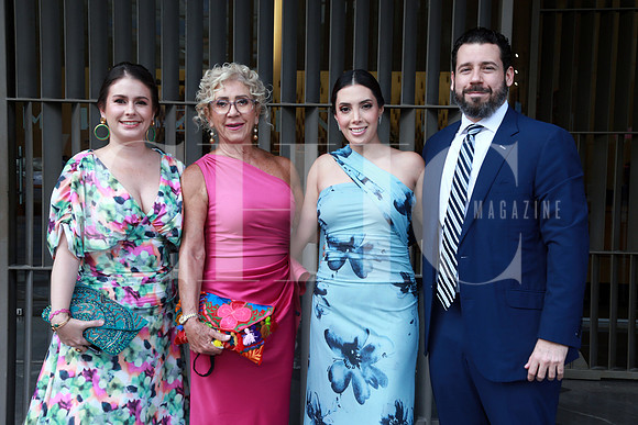 Alejandra García, Sara López, Mónica Cordero y Alfredo Aguilar