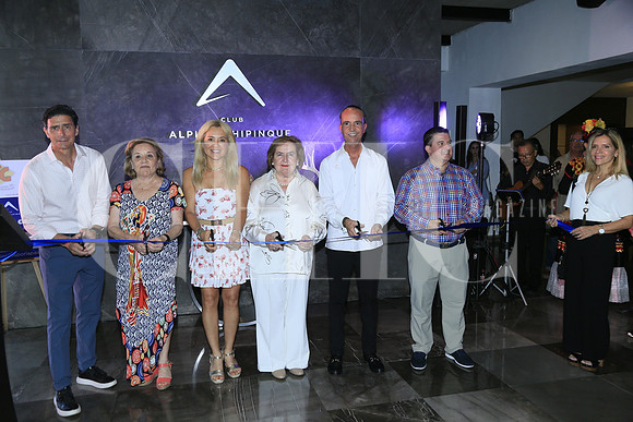 Roberto Rodríguez, Muñe Iturria,Teté García Luna  Nuly Margain de Zambrano, Rafa Alanis y Rafael Arroyo