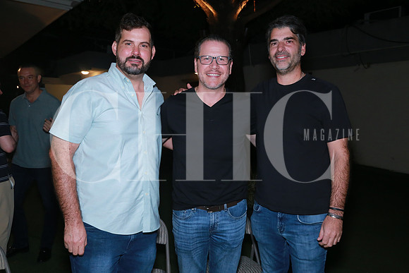 Mercelo Villarreal, Ricardo Garza y Patricio Putz