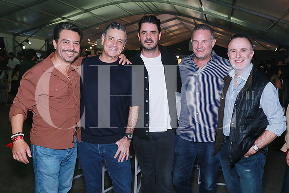 Cristóbal De Castro, Gabriel Zavala, Pepé Elizalde, Paco Negrete y Gonzalo Peñuñuri
