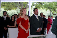 (papás de la novia) Claudia Reyes de Monatalvo y Roberto Montalvo