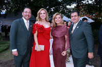 (papás de la novia y dle novio) Roberto Montalvo, Claudia Reyes de Monatalvo, Deyra de la Paz y Jesús Mario Sepulveda