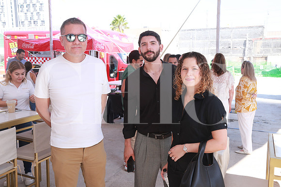 Humberto Matey, Ricardo Cleto y Andrea Aguilar