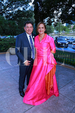 (papás de la novia) Javier Vázquez y Elizabetha Boscchi