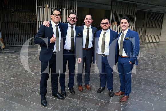 Luis Samaniego, Jorge Soto, Andrés Álvarez, Fernando Tinoco y Jaime Hinojosa