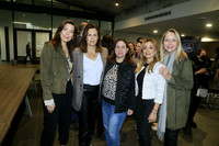 Maco Pardo de Barriosgómez, Rosa María Oliver, Tere Lobeira de Villarreal, Lourdes Tirado y Adriana Zavala
