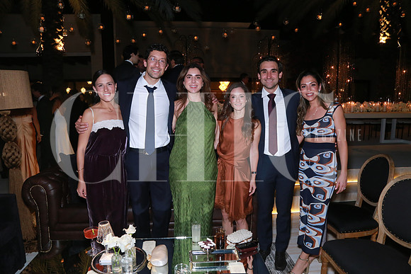 Maria Garza, Adriano Aljure, Kathia Ferrignio, Marcela Lacayo, Andres Rodríguez y Paola Ferrignio