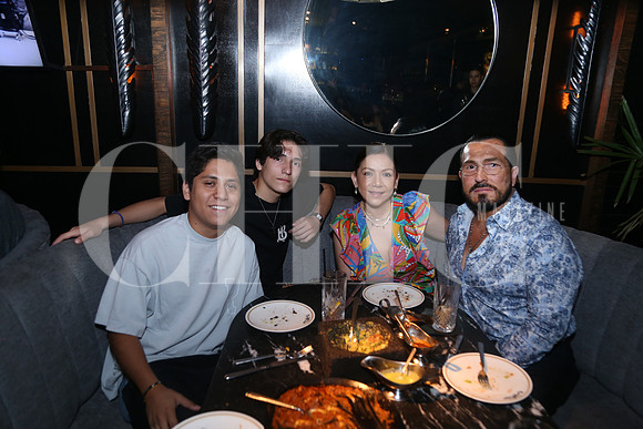 Maximiliano Luna, Javier Villarreal, Edna Ramírez y Javier Villarreal