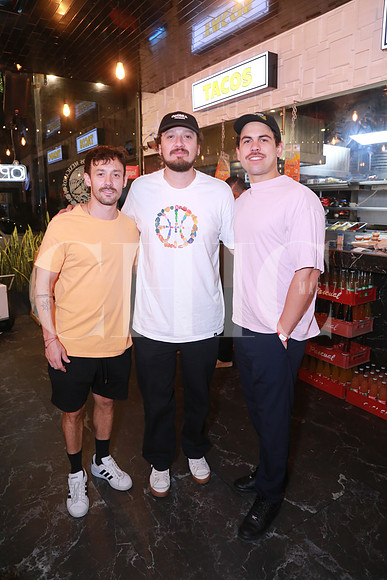 Andrés Padilla, Salvador Saldaña y Antonio Valdivia