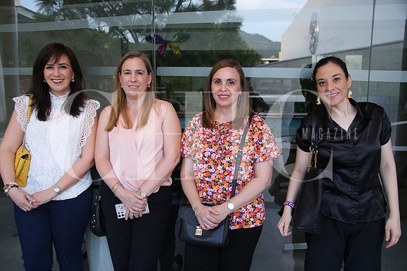 Margarita Dávila, Lucia Cantú, Claudia Plancarte y Marcela Canavati