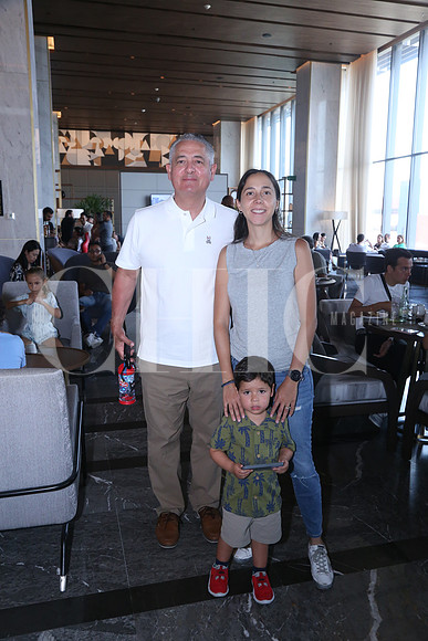 José Sánchez, Daniela Benavides y Pablo Sánchez