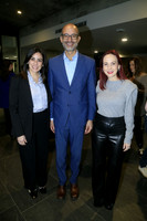 Magda Hernández de Lozano, Miguel Treviño y Mónica García de Moyeda