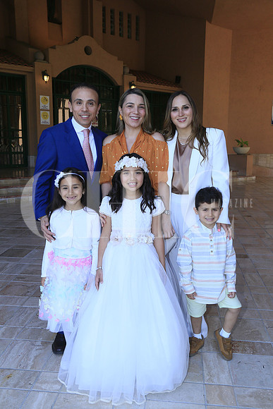Juan Antonio Lamadrid, Lety Vidauri, Norma Villarreal, Sofia Lamadrid Regina Lamadrid y Emilio Lamadrid