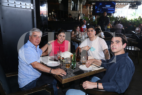 Jacinto Huerta, Melisa Huerta, Rodrigo Huerta y Adrián Huerta