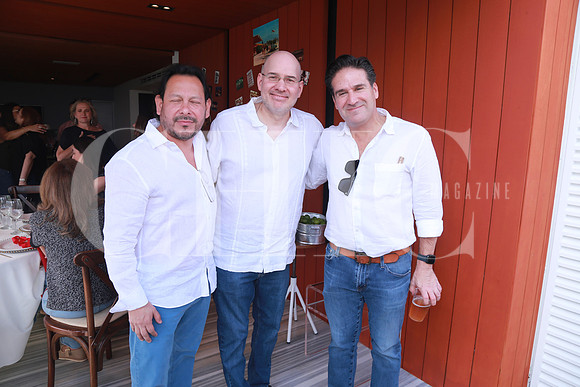 Benjamín Hernández, Fernando Quirroga y Adrián Elizondo