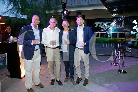Guido Benassíni, Juan Carlos Asís, Eddie Lewis y Alex Harman