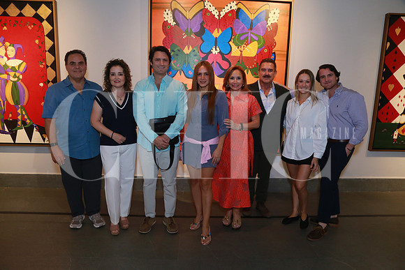 Virgilio Morales, Sandra Welsh de Morales, Ale Ramírez, Rogelio Elizondo, Idalia Olivares de Elizondo, Rogelio Elizondo, Jimena Suárez y Gerardo Elizondo (2)