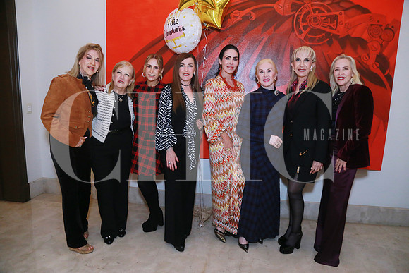 Mina Villarreal de Gustafson, Delia Salinas, Grciela Tancredi, Marlene Dávila, Martha de Ruíz, Lucila Araico, Lourdes González y Ana Girard (2)