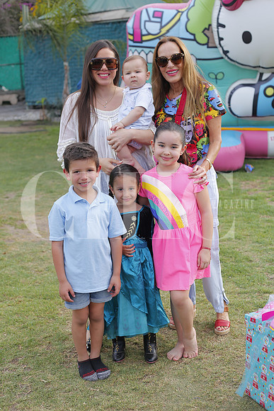 Mariana Villarreal, Maru Calderón, David Sanchez, Milena Perez Salinas, Sebastian Perez Salinas y Ela Bazan 2