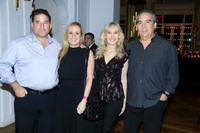 Carlos García, Maru Ruiz de García, Lorena Gutíerrez de Garza y Alberto Garza Zambrano